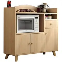 GENERICO - Mueble de Cocina para Microondas Venecia color Marrón R&R MUEBLES