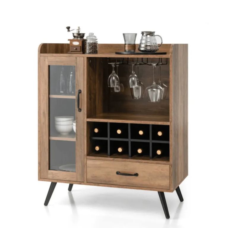 Mueble Bar Basim Caramelo Petrox Home