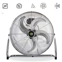 AIRBOOM - Ventilador Metálico Iceberg5 2 en 1 de Piso y Pared
