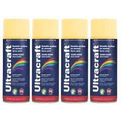 TRUPER - Pintura spray color marfil, pack 4 unidades ULTRACRAF