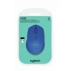 LOGITECH - MOUSE M280 INALÁMBRICO AZUL