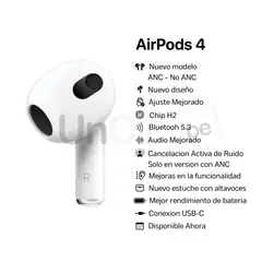 APPLE - AirPods 4 ANC USB-C - Original