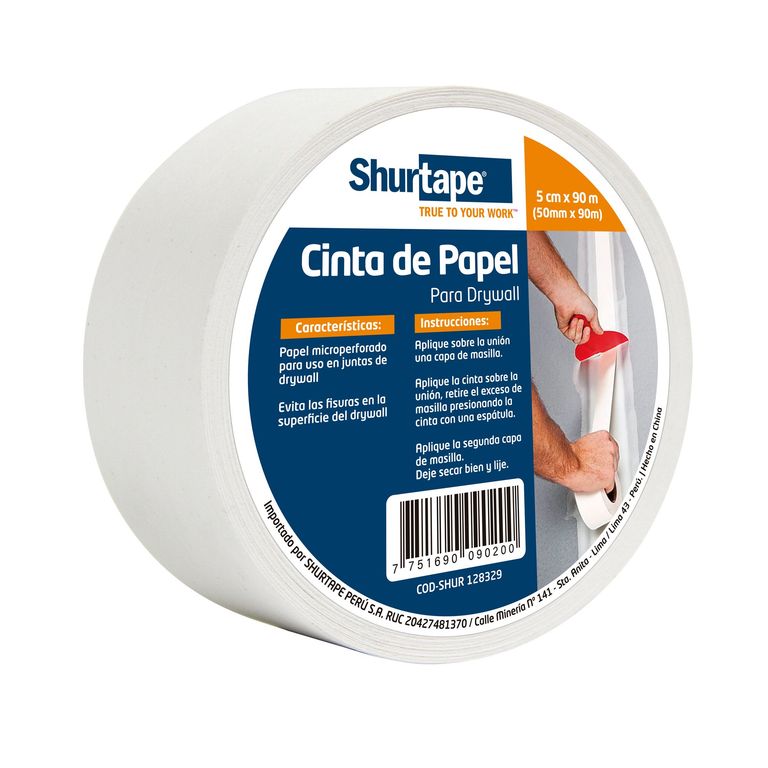 Cinta de Papel Drywall PJ-200 50MM x 90M