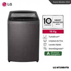 LG - LAVADORA TURBODRUM 19KG CARGA SUPERIOR NEGRO CLARO - WT19BVTB