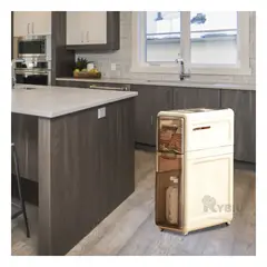 GENERICO - Armario Innovador y Util de Color Beige Y+Regalo Agendita