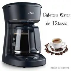 OSTER - Cafetera 12 tazas con Auto apagado BVSTDCP12B - Digital