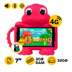 ADVANCE - TABLET ADV KIDS TR8990 4G LTE 7 2GB 32GB ROJO+MOCHILA