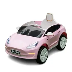 GENERICO - Carro Princess rosado a batería para niñas 12V