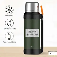 FACUSA - Termo de Bebida  Facusa Verde 2.0 L