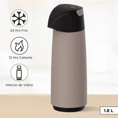 TRAMONTINA - Termo Sifon Exata Tramontina Beige 1.8 L