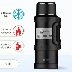 FACUSA - Termo de Bebida Explorer Negro 2.0 L