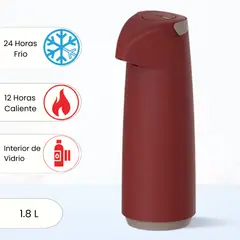 TRAMONTINA - Termo Sifon Exata Rojo 1.8 L