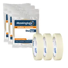 SHURTAPE - Masking Tape 1" x 40 Yds Pack x3