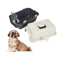 RYBIU IMPORT - Contenedor Resistente de Mascota L50 Plomo Oscuro Y+Stickers