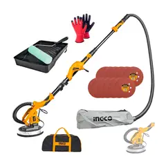 INGCO TOOLS - LIJADORA PARED 1050W TECHO INGCO KIT RODILLO 9 PINTURA