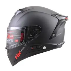 GENERICO - CASCO HOKEN FF866 MONOCOLOR CON LUZ LED TALLA (XL)