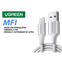 UGREEN - Cable de Carga Rapida USB a Lightning para iPhone Ipad -