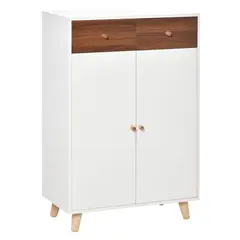 GENERICO - Zapatera con 2cajones Bowen Blanco Amore Home