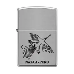 ZIPPO - Encendedor Brushed Perú Nazca Colibri