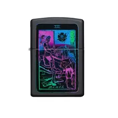 ZIPPO - Encendedor Black Light Tarot Card Design