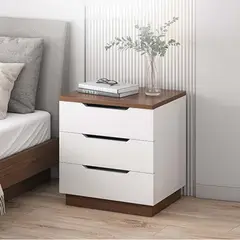 TU MESITA - Velador Moderno Fernand 3 Cajones