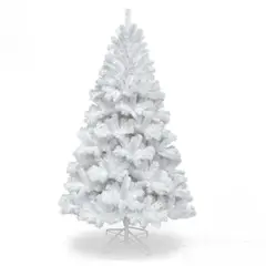 GENERICO - Arbol de Navidad Blanco 120cm Pino Navideño Napoles