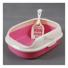 RYBIU IMPORT - Bandeja Resistente en Rosado Y+Regalo Ligas para Peinar