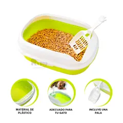 RYBIU IMPORT - Bandeja Resistente en Verde Y+Regalo Ligas para Peinar