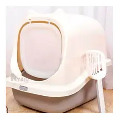 GENERICO - Caja de Arena para Felinos de Color Plomo Y+MiniAgenda