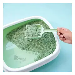 RYBIU IMPORT - Arenero Practico y Moderno 40x33x11 Verde Y+Regalo Agendita