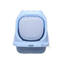 GENERICO - Arenero Cerrado con Diseño de Orejitas Color Celeste