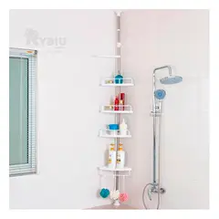 GENERICO - Esquinero para Baño 32m en Tono Blanco Y+Papel de Regalo