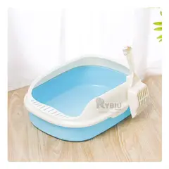 RYBIU IMPORT - Baño Higienico y Versatil para Cat Azul Y+Gift MiniAgenda