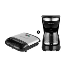 TAURUS - Combo Cafetera New Coffee+Sandwichera Mysandwich Grill II