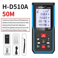 SNDWAY - Wincha Laser Telemetro de 50 Metros