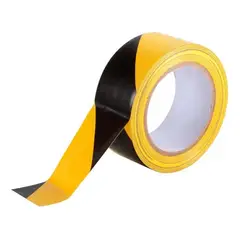 TOOLCRAFT - Cinta señalizacion autoadherible 30m amarillo negro tc5098