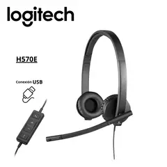 LOGITECH - Audifono Con Microfono B2B H570E USB Stereo Black