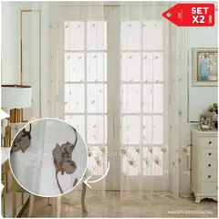 INSPIRA - Cortina de Voile cortina elegante 140 X 240 cm SET