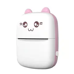 GENERADE - Mini Impresora Portátil Térmica Bluetooth Recargable Rosa