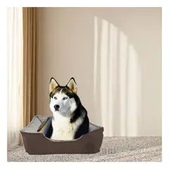 RYBIU IMPORT - Cama con Forro para Perros de Color Marron Y+Regalo Stickers