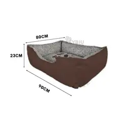 GENERICO - Colchon para Peludos de Color Marron Talla XXL Y+MiniAgenda