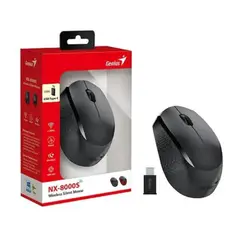 GENIUS - MOUSE NX-8000S 31030035400 WIRELESS USB TIPO-C BLACK