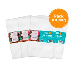 OFFICE PAPER - Pack Opalina Textura Rayas por 05 Hojas A4 x4 Paquetes