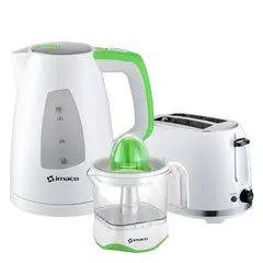 IMACO - Combo tostadora+exprimidor 1 litro+hervidor 1.7 litro