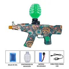 GENERICO - Pistola Hidrogel de Juguete AK47 Modelo 2024