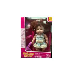 GENERICO - MUÑECA CON ACCESORIOS DE BELLEZA