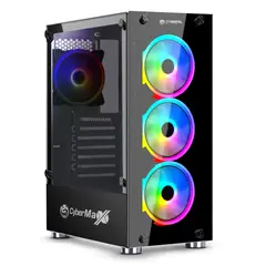 CYBERTEL - Case Killer CBX 5016 USB 3.0 Rainbow Vidrio Templado Negro