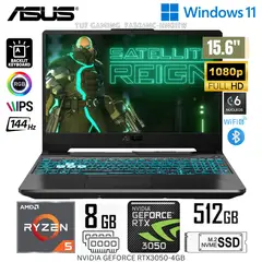 ASUS - Laptop TUF GAMING FA506NC-HN011W AMD Ryzen5-7535HS RAM 8GB SSD 512GB 15.6" FHD RTX3050-4GB