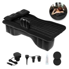 SEISA - Colchón Cama Inflable Automóvil Para Asiento Trasero Con Bomba De Pvc