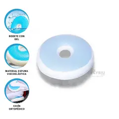 RYBIU IMPORT - Almohadon Lavable de Funda Blanca Y+Gift MiniAgenda